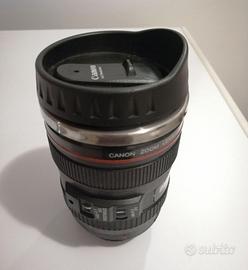 Canon tazza termica forma di obiettivo fotografico