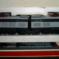 Locomotiva elettrica E656 FS scala HO + carrozza p