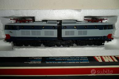 Locomotiva elettrica E656 FS scala HO + carrozza p