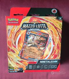 GCC Pokémon Mazzo Lotte Deluxe Ninetales-ex Nuovo
