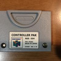 Controller Pak Memory card nintendo 64 N64