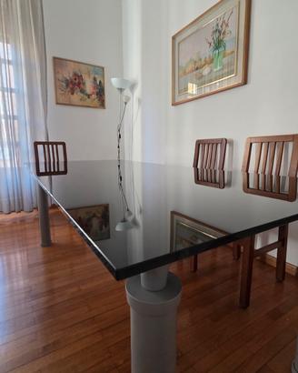 tavolo in vetro nero 