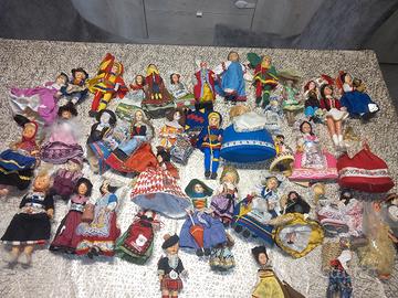 bambole souvenir vintage 