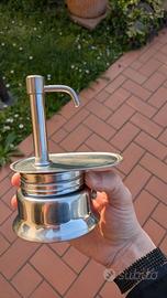 Caffettiera 1 tazza in acciaio inox