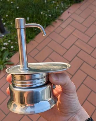 Caffettiera 1 tazza in acciaio inox