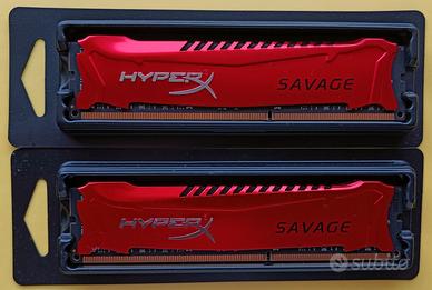 2 MODULI MEMORIA RAM HYPERX SAVAGE 2X8GB 2133 MHz