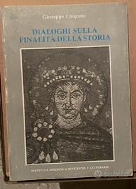Libro Dialoghi sulla finalità della storia