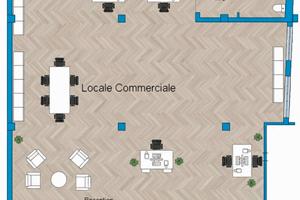 Via del Canneto luminoso ufficio o negozio