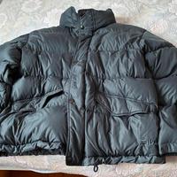 Piumino uomo con cappuccio Fila vera piuma D oca