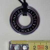Collana Amuleto Runico Futhark Talismano Fortuna 