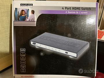 Switch HDMI 4 porte