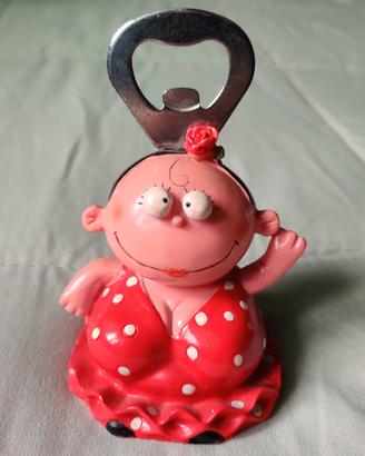 Apribottiglie donna spagnola da collezione