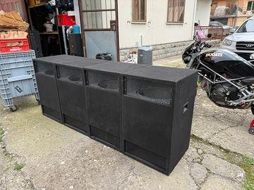 Box Subwoofer 18” 46cm caricati