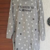 Camicia da notte donna maniche lunghe Ovs taglia S