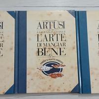 Set n. 3 libri Artusi Arte di mangiar bene