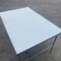 5 Tavoli pieghevoli in acciaio rinforzato 150x100