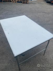 5 Tavoli pieghevoli in acciaio rinforzato 150x100