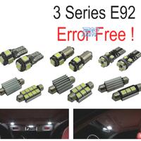 KIT 19 LAMPADE LED INTERNE BMW SERIE 3 E92 COUPE 3