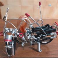 Modellino moto fatto a mano