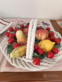 Cesti frutta ceramica 