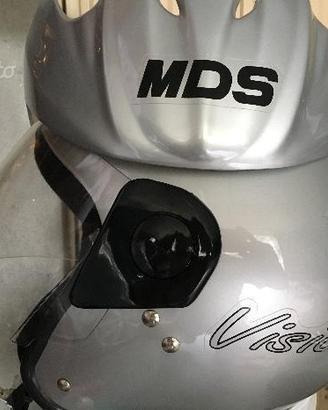 Casco MDS Vision Jet Argento/Silver