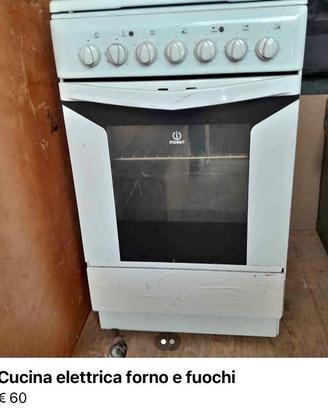 Cucina elettrica forno e fuochi