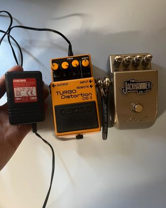Boss DS-2 Turno Distortion e Marshall JACKHAMMER