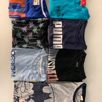 7 magliette manica corta tg.M 2 euro