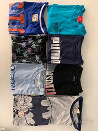 7 magliette manica corta tg.M 2 euro