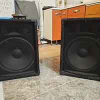 Impianto audio completo - casse, mixer, microfoni