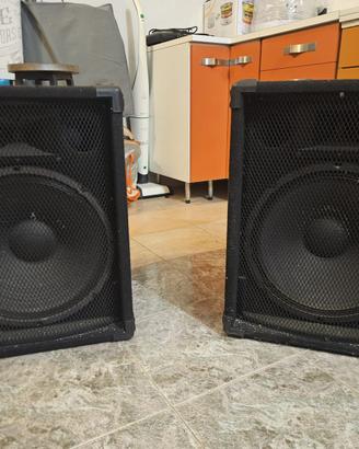 Impianto audio completo - casse, mixer, microfoni