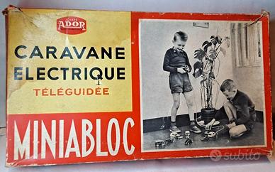 Jouets Ador Caravan Miniabloc Teleguidata anni '50