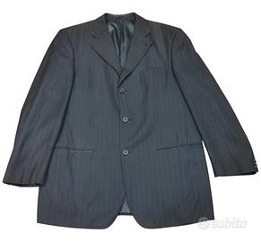 giacca blazer sartoriale lana cerimonia uomo XL