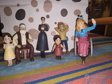 Heidi set figure Clara Peter Rottenmeier Nonno