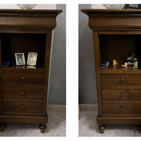 Coppia antica comodini Luigi Filippo