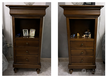 Coppia antica comodini Luigi Filippo