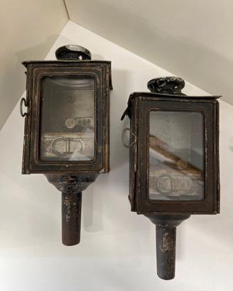 COPPIA DI LANTERNE DA CARROZZA