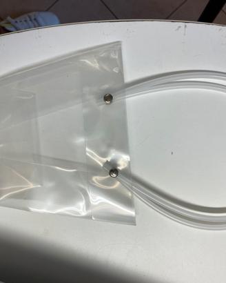 Borsette trasparenti in pvc con manici