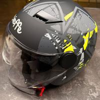 Casco Jet Dieffe visiera nera