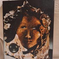 "Maschera" opera firmata stampa su faesite