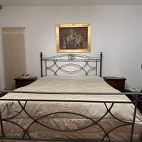 Struttura letto matrimoniale ferro battuto