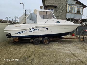 SAVER 23 Cabin Fish Diesel 7,5 metri
omologata CE