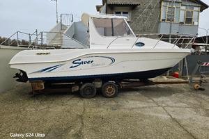 SAVER 23 Cabin Fish Diesel 7,5 metri
omologata CE