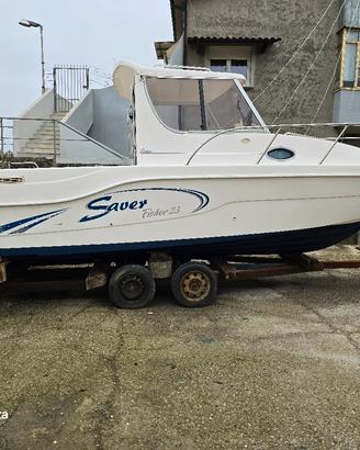 SAVER 23 Cabin Fish Diesel 7,5 metri
omologata CE