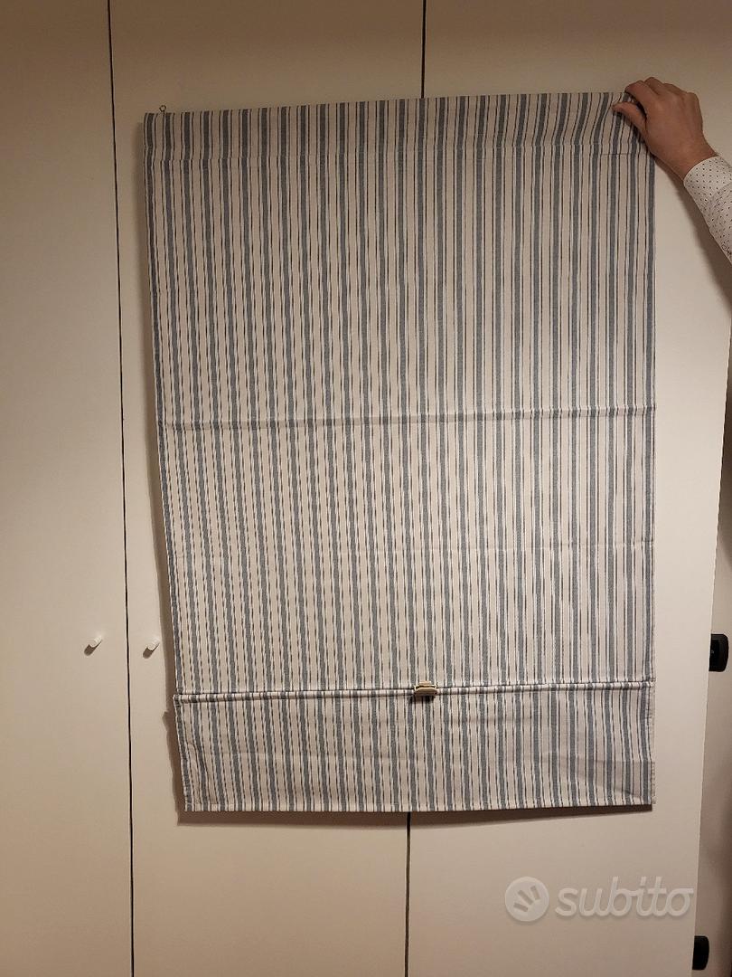 RINGBLOMMA tenda a pacchetto, bianco/verde/a righe, 80x160 cm - IKEA Italia