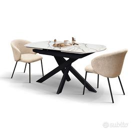 Nuovo tavolo allungabile in ceramica di design
