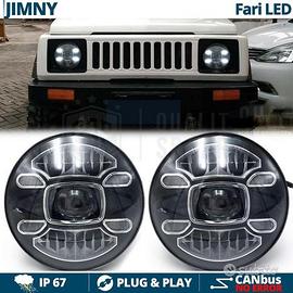 FARI FULL LED 7'' PER SUZUKI JIMNY 6500K Omologato