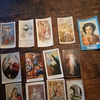 santini vintage da collezione religiosa