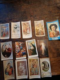 santini vintage da collezione religiosa