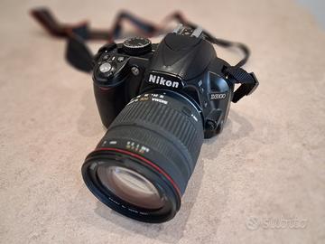 NIKON D3100 +obiettivi, filtri, cavalletto e zaino